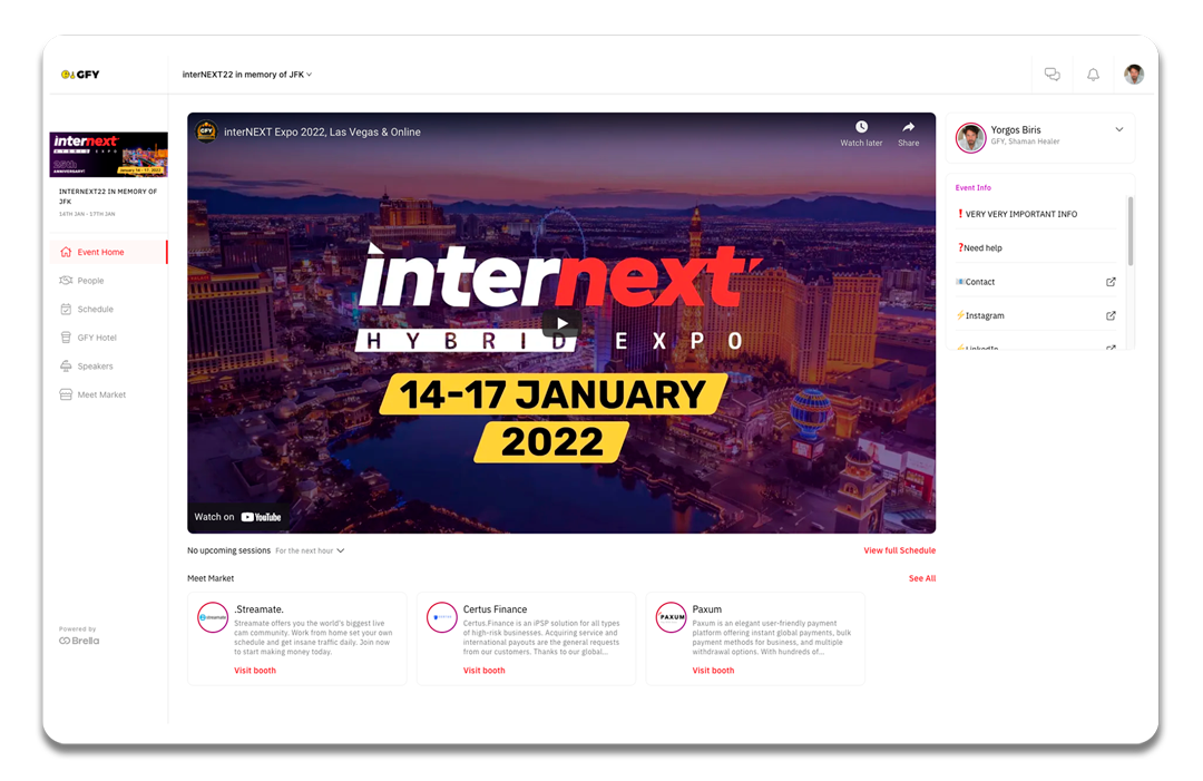Internext - Networking Platform
